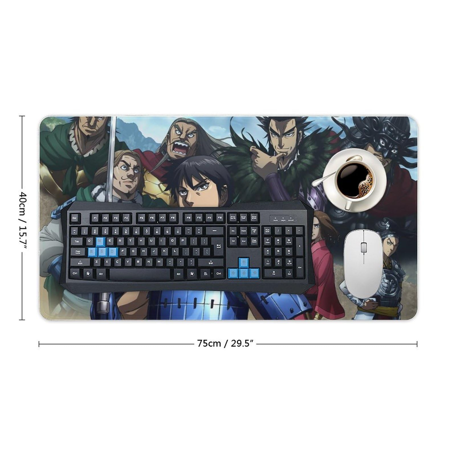 キングダム　王騎　マウスパッド Amazon.co.jp: マウスパッド ゲーミング 大型 キングダム キーボード